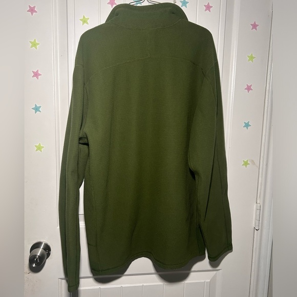 The North Face Men’s Green Quarter Zip Pullover Size XL - Picture 5 of 8